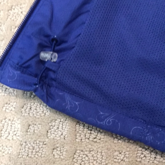 Fabulous royal blue Lopez vest with zip front and draw string bottom - Picture 9 of 16